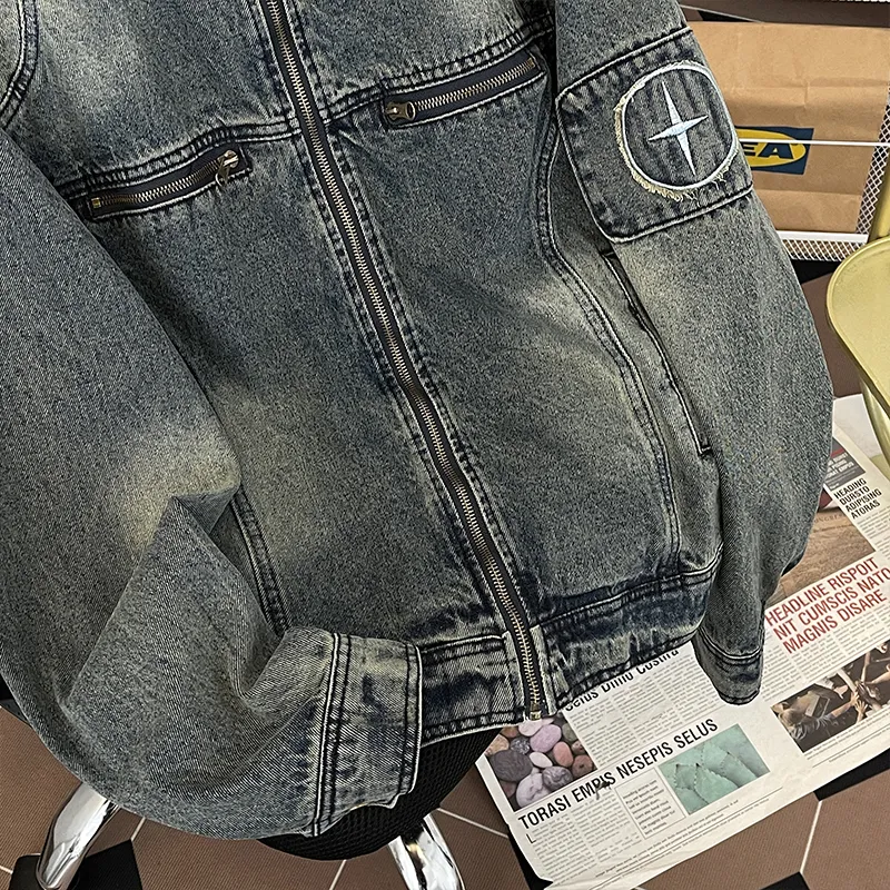 GY.VG Denim Jackets Unisex Blue-4