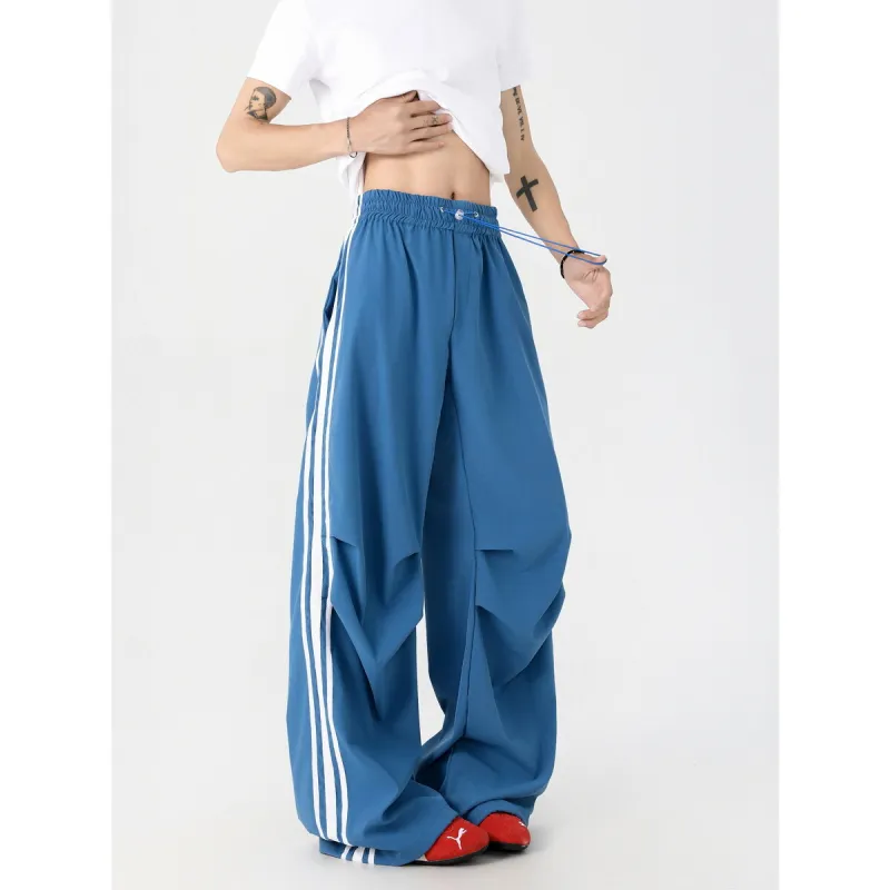 GY.VG Casual Pants Unisex Blue-3