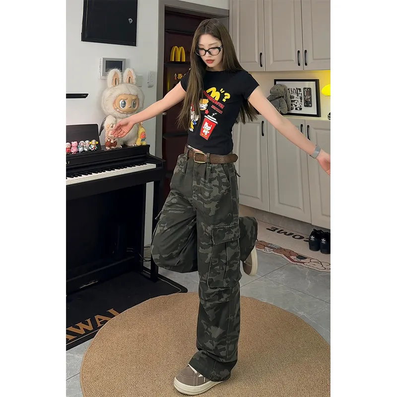 GY.VG Jeans Unisex Camouflage-4