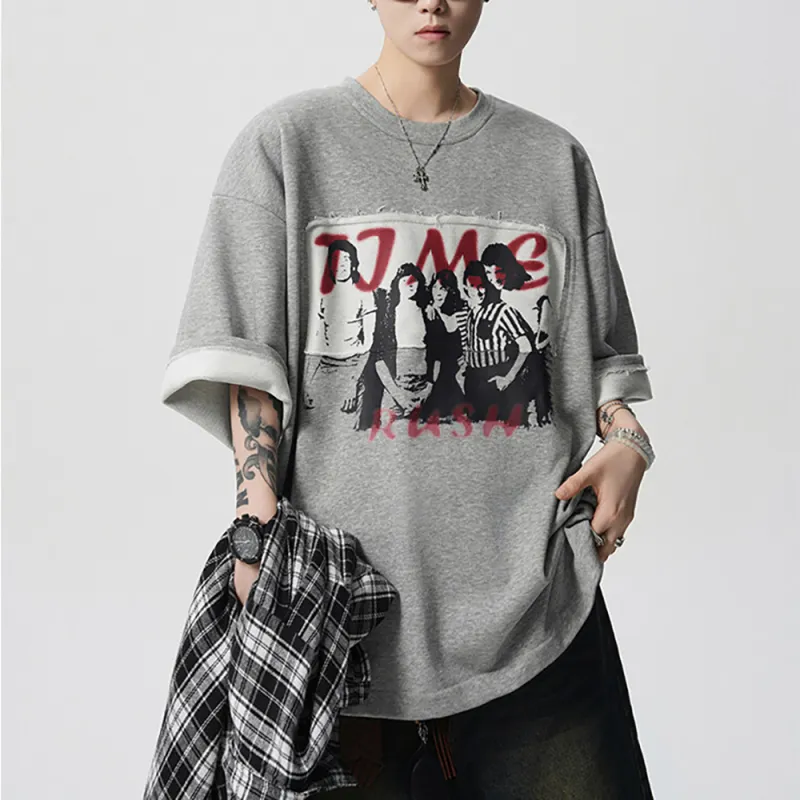 GY.VG T Shirts Unisex Gray-2