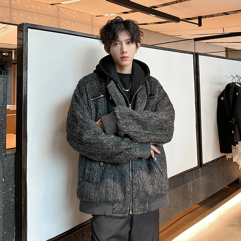 GY.VG Jackets Coats Unisex Dark Gray-3