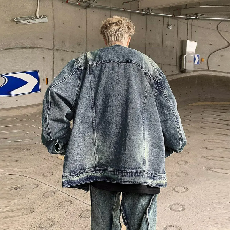GY.VG Denim Jackets Unisex Blue-3