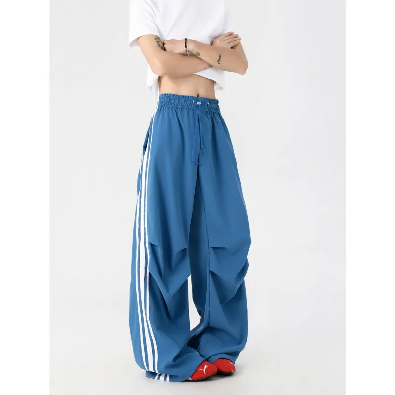 GY.VG Casual Pants Unisex Blue-5