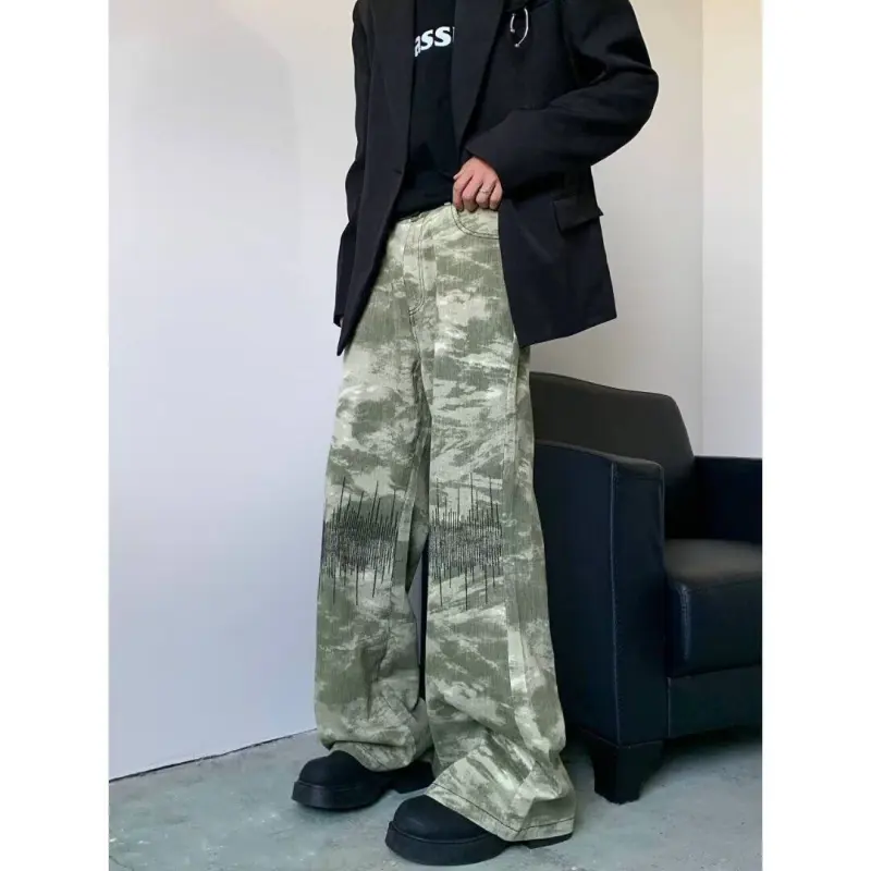 GY.VG Jeans Unisex Camouflage-3