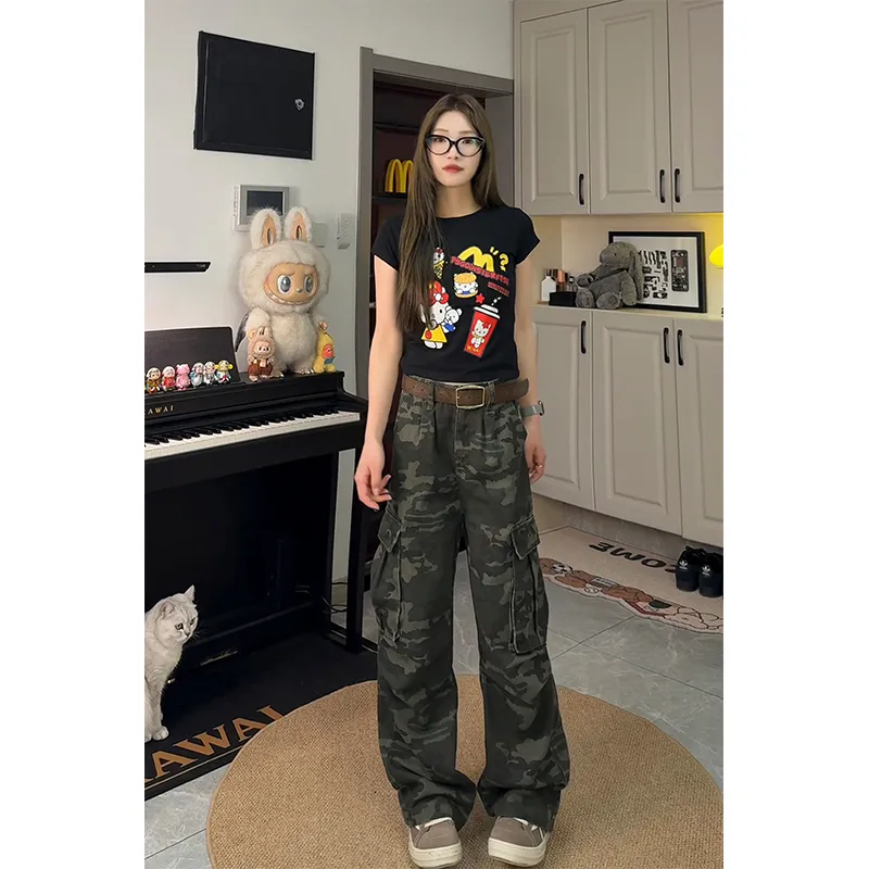 GY.VG Jeans Unisex Camouflage-5