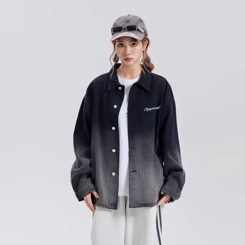 GY.VG Denim Jacket Unisex Black-3