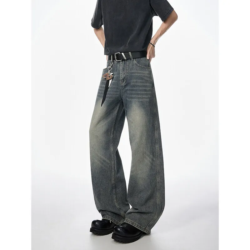 GY.VG Jeans Unisex Vintage Blue-3