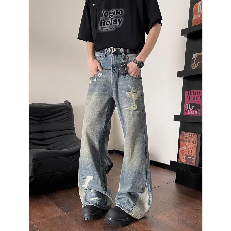 GY.VG Jeans Unisex Blue-2