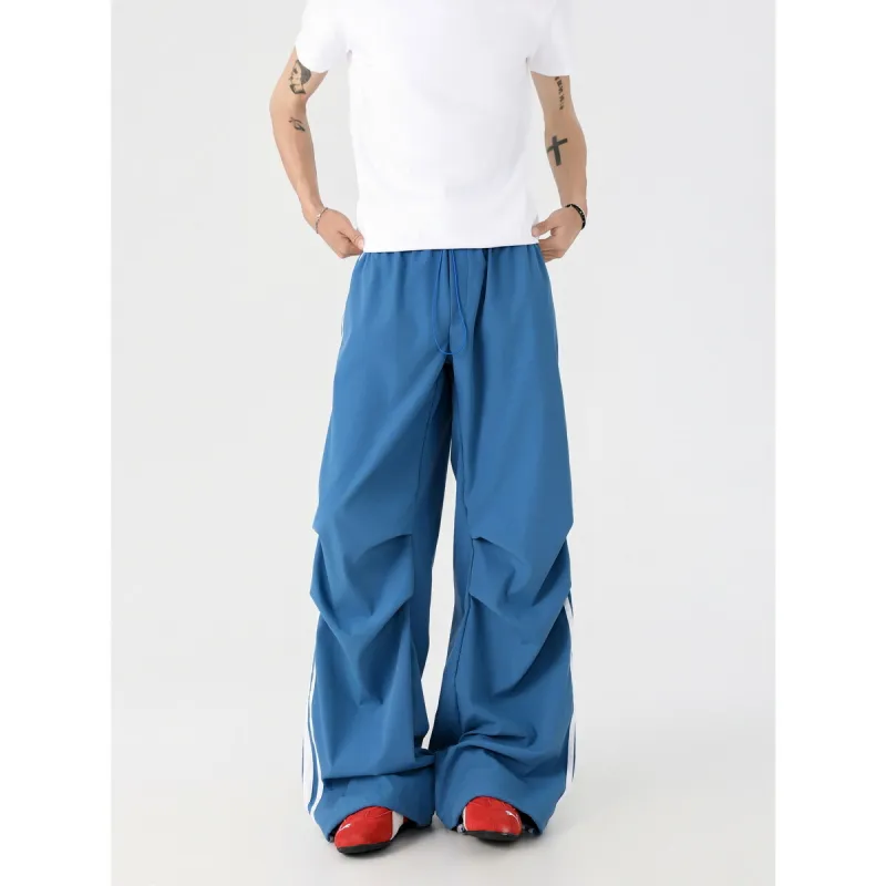 GY.VG Casual Pants Unisex Blue-4