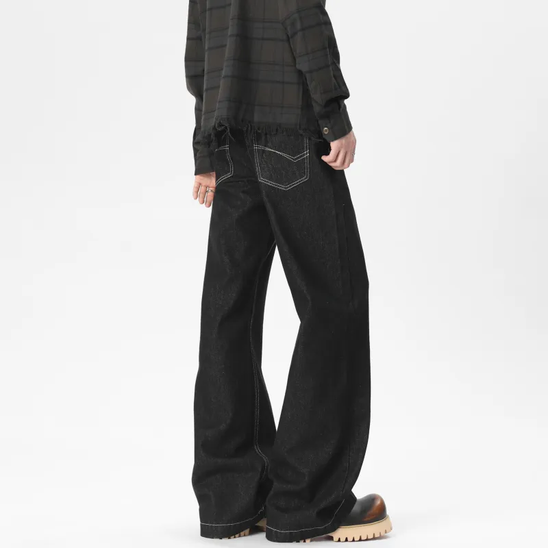 GY.VG Jeans Unisex Original Denim Black-4