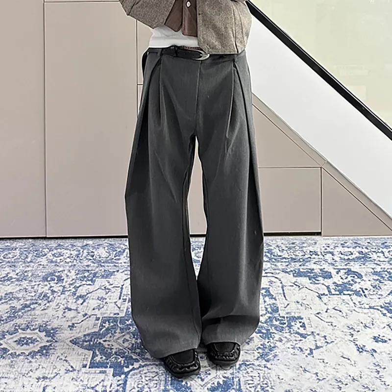 GY.VG Casual Pants Unisex Gray-3