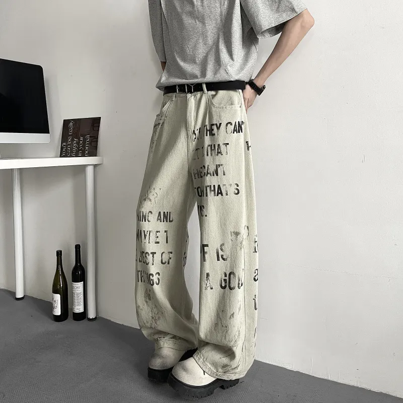 GY.VG Jeans Unisex White-3