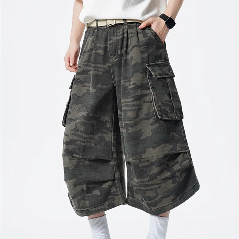 GY.VG Casual Shorts Unisex Camouflage-1