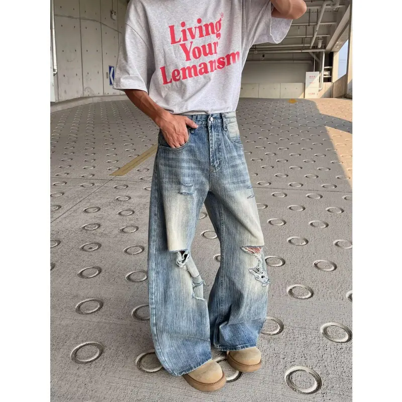 GY.VG Jeans Unisex Blue-4