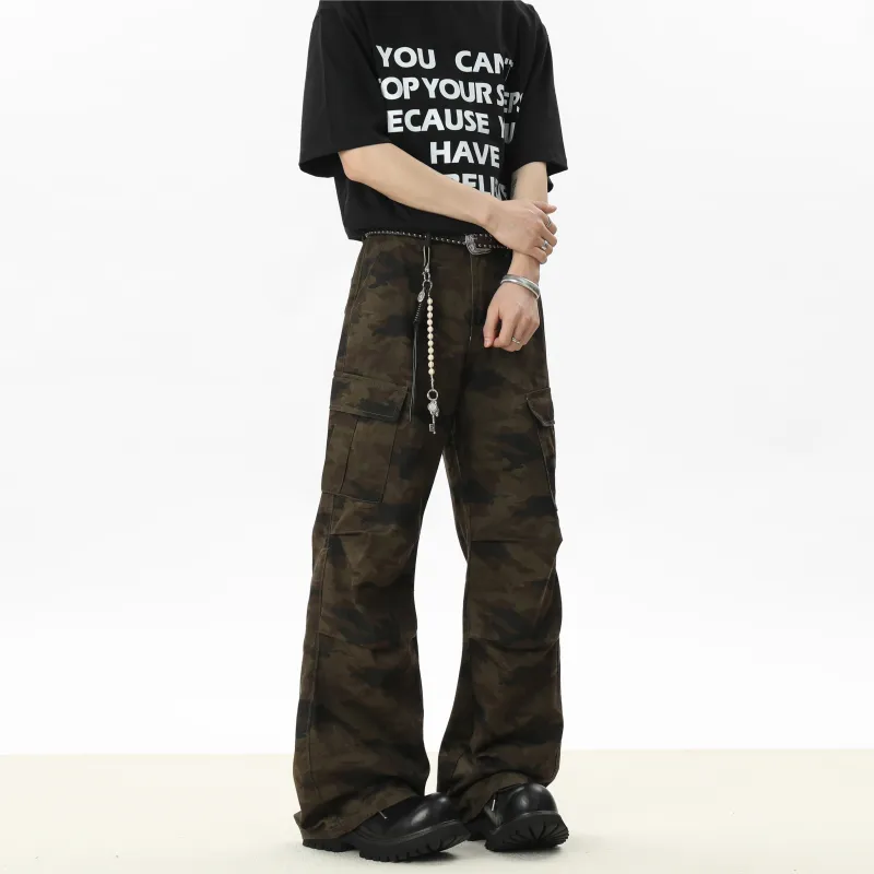 GY.VG Jeans Unisex Jungle Camouflage-3