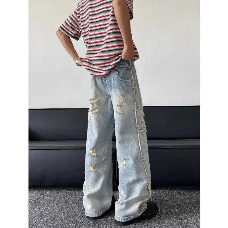GY.VG Jeans Unisex Blue-3