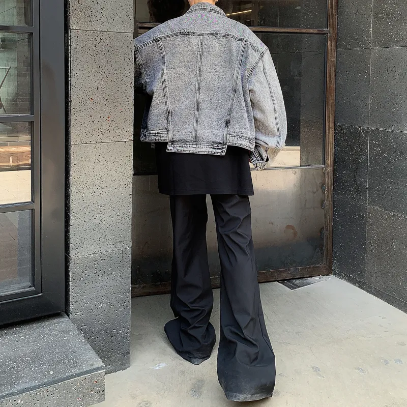 GY.VG Denim Jackets Unisex Gray-3