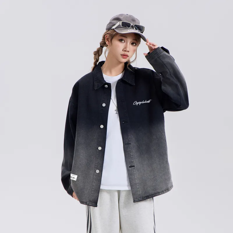 GY.VG Denim Jacket Unisex Black-2