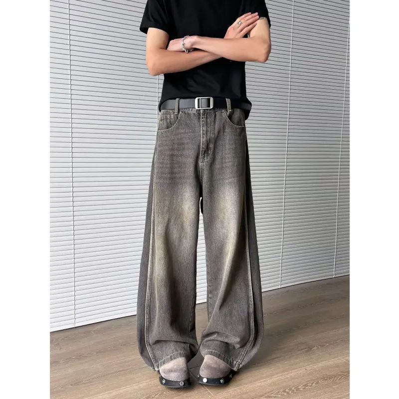 GY.VG Jeans Unisex Gray-3