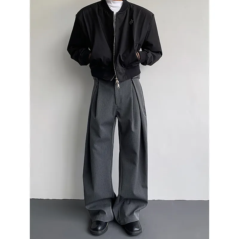 GY.VG Casual Pants Unisex Gray-5