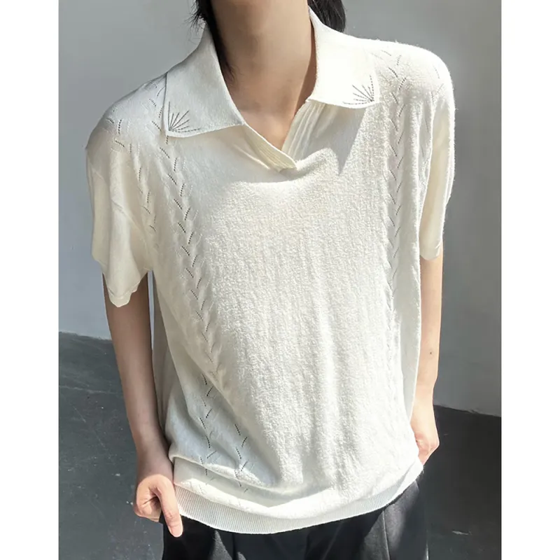 GY.VG Polo Shirts Unisex White-3