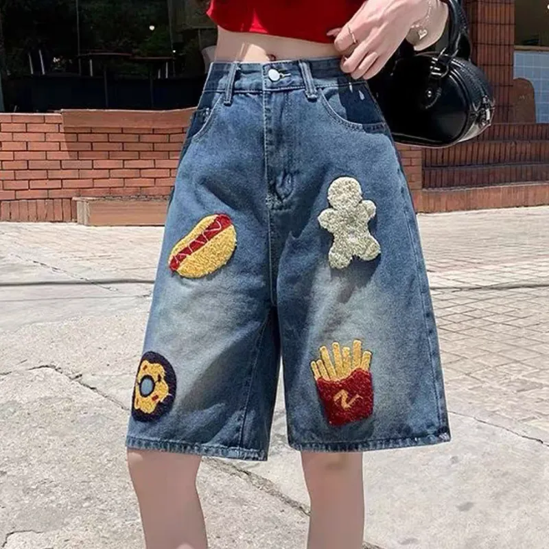 GY.VG Denim Shorts Unisex Blue-2