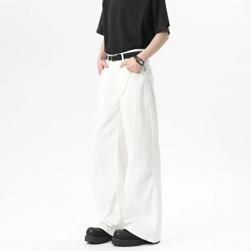 GY.VG Jeans Unisex White-3