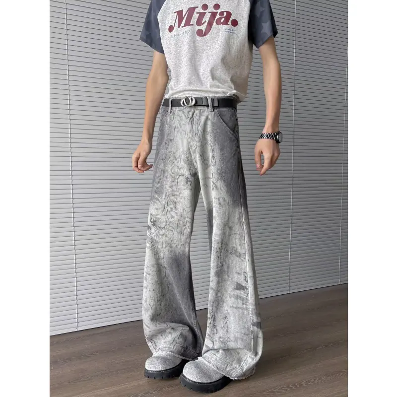 GY.VG Jeans Unisex Gray-2