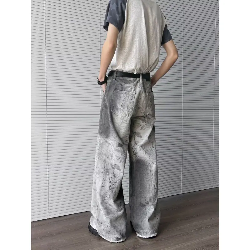GY.VG Jeans Unisex Gray-3