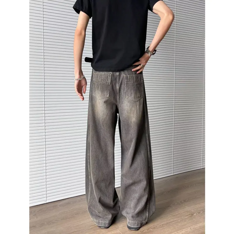 GY.VG Jeans Unisex Gray-4