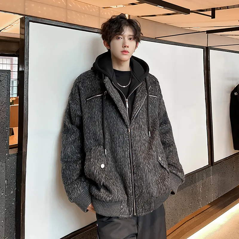 GY.VG Jackets Coats Unisex Dark Gray-2