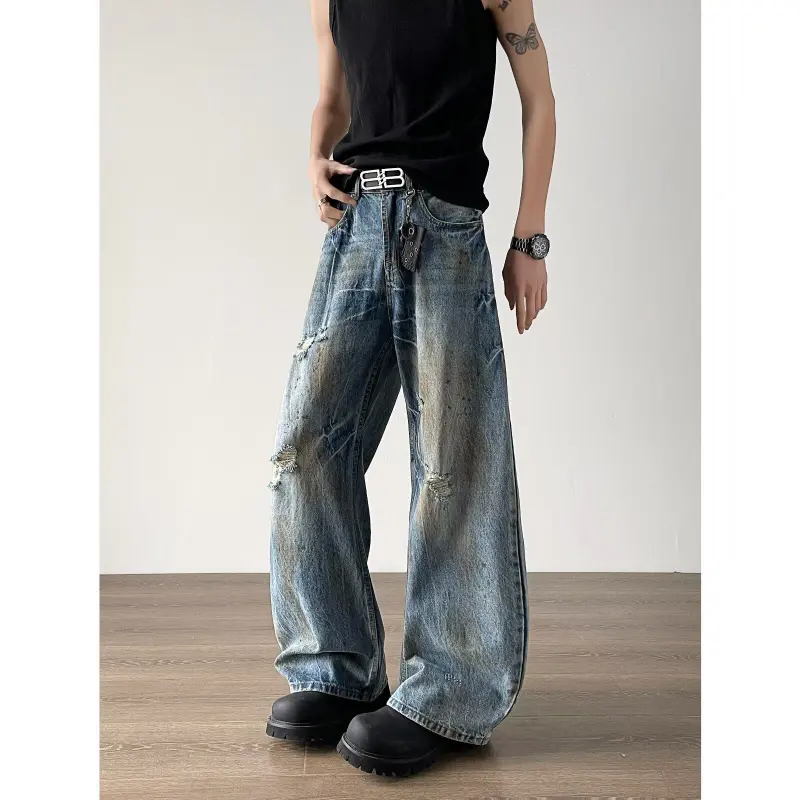 GY.VG Jeans Unisex Blue-3