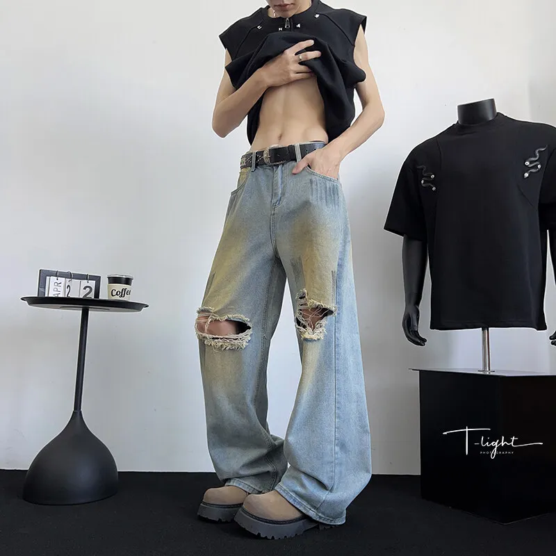 GY.VG Jeans Unisex Blue-2