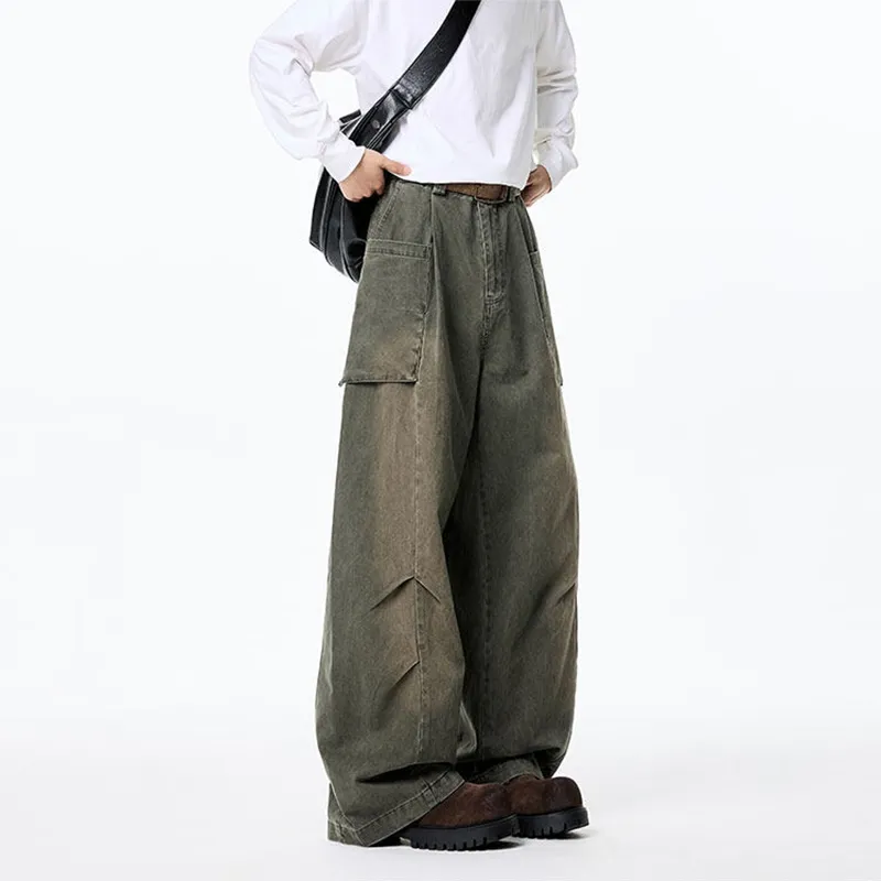 GY.VG Jeans Unisex Army Green-2