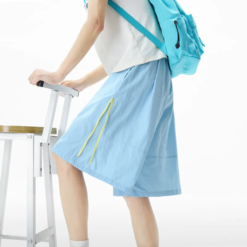 DAND Casual Shorts Unisex Light Blue-2
