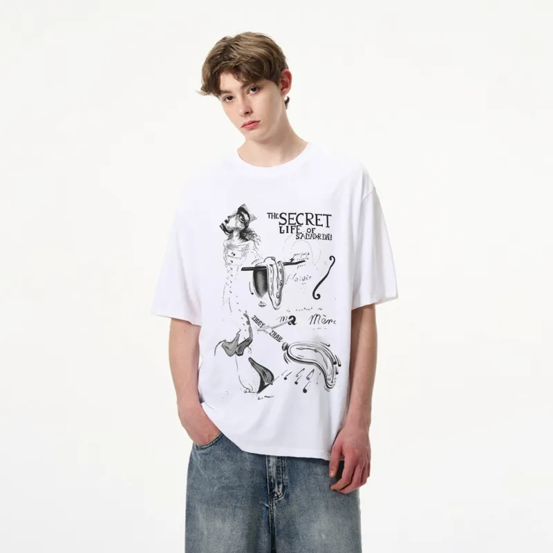 DAND T-Shirts Unisex White-3