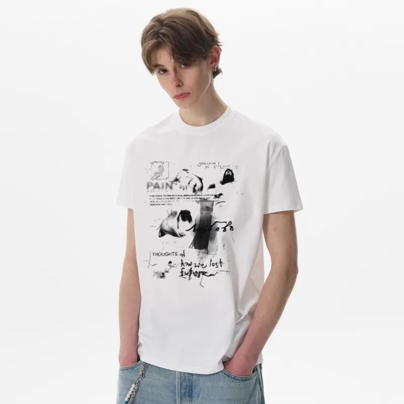 DAND T Shirts Unisex White-4
