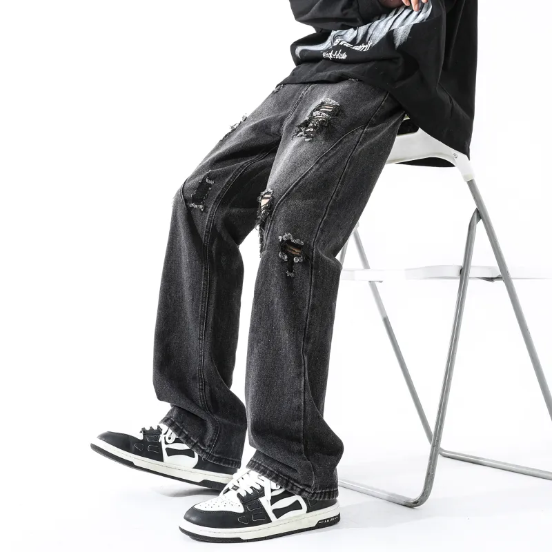 PAINT STAIN Jeans Unisex-16