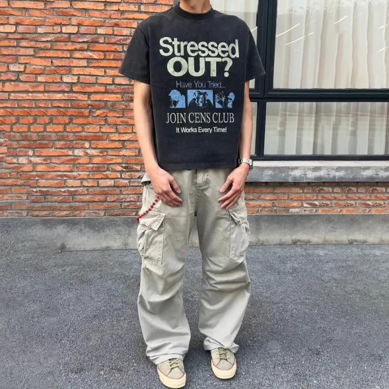 DAND T Shirts Unisex Washed Black-5