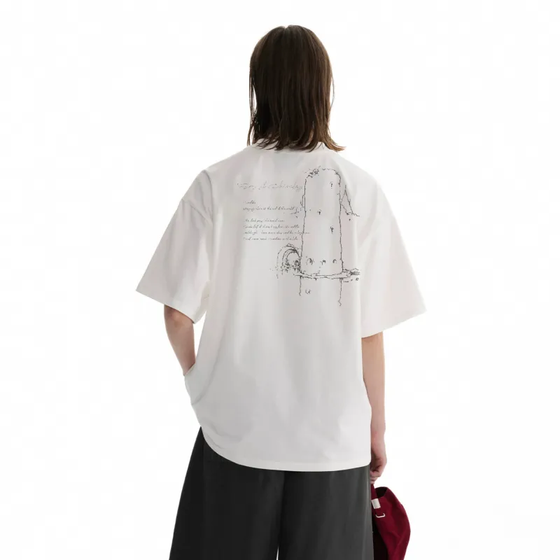 DAND T-Shirts Unisex White-4