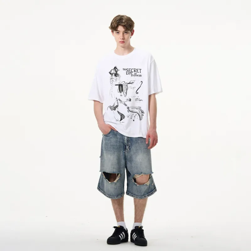 DAND T-Shirts Unisex White-5