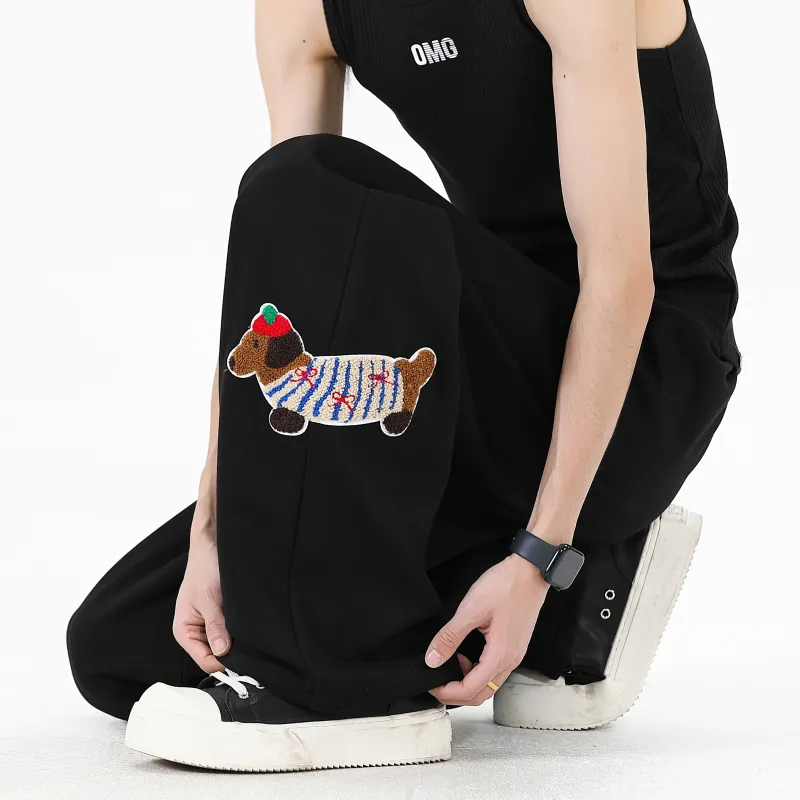 DAND Casual Pants Unisex Black-2