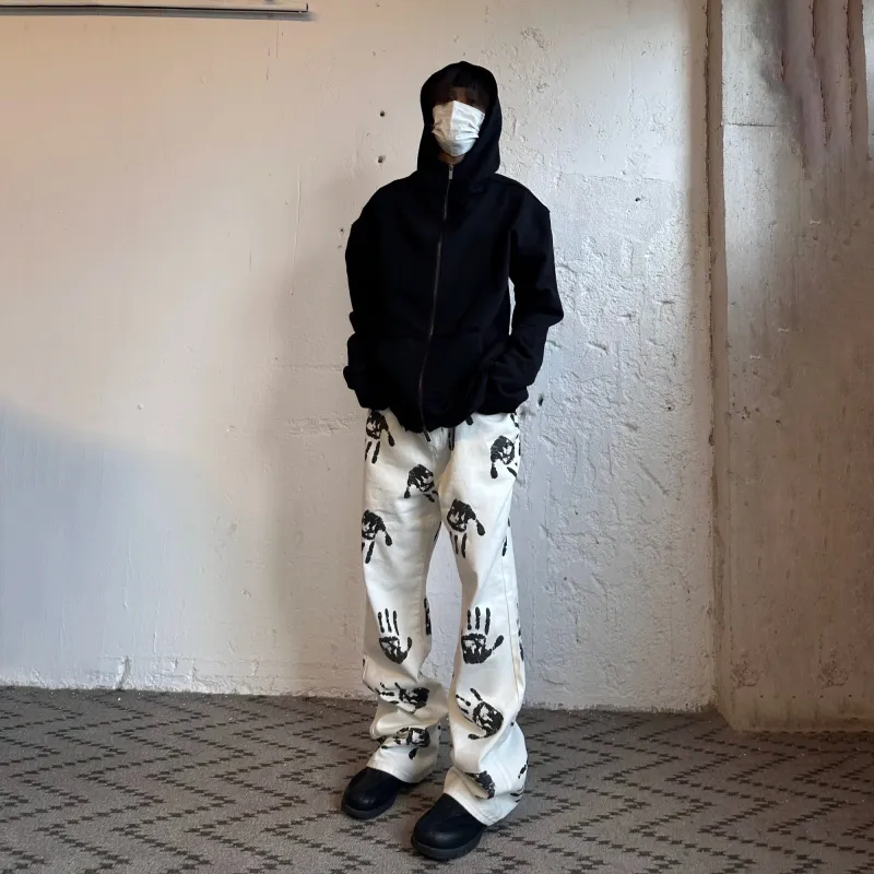 WELTER EXPERIMENT Jeans Unisex White-3
