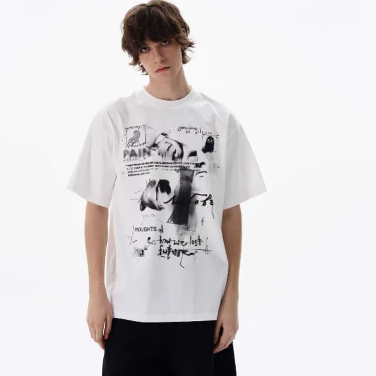 DAND T Shirts Unisex White-2