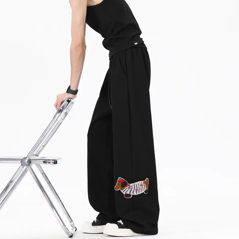 DAND Casual Pants Unisex Black-3