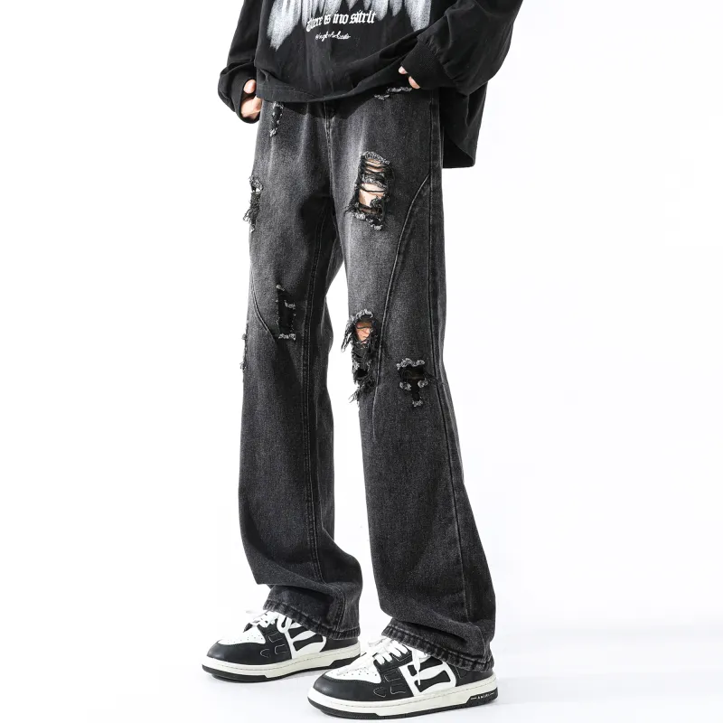 PAINT STAIN Jeans Unisex-15