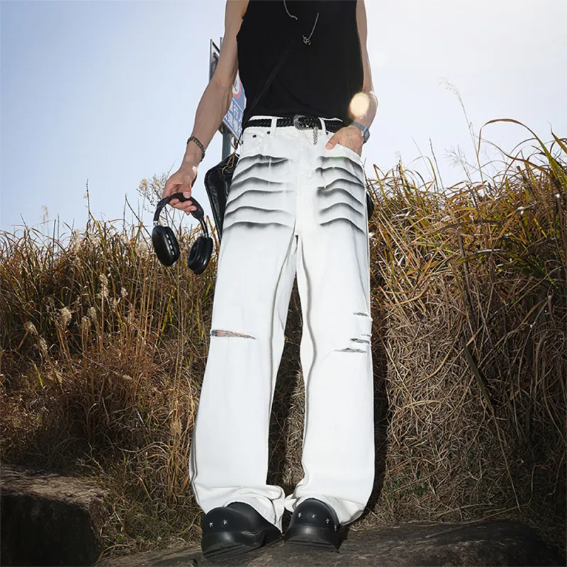 DAND Jeans Unisex White-3
