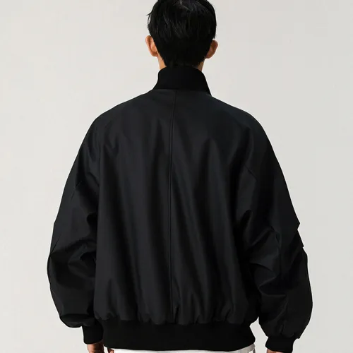 velour relaxed-cut hoodie Blau