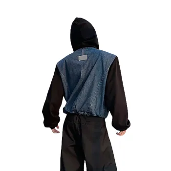 DAND Jackets Coats Unisex Black With Denim