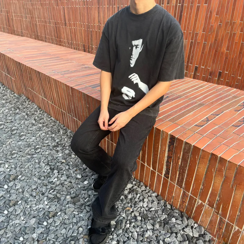 DAND T Shirts Unisex Washed Black-4